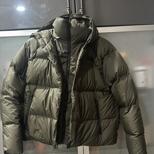 The North Face Olive Puffer Jacket